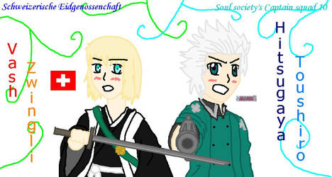 Crossover: Vash and Hitsugaya