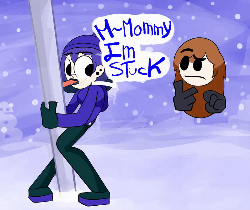Getting Stuck Animation Stuck (ANIMATION) by wazacaka on DeviantArt