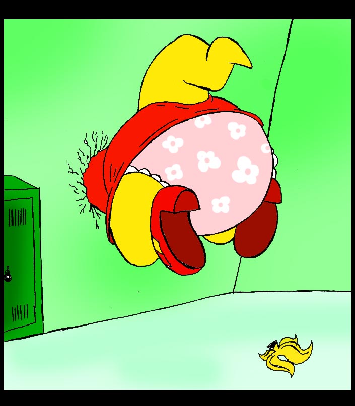 Kelly De Roo Kelly-Roo Cartoon. Wall Smash. by Virus-20 on DeviantArt
