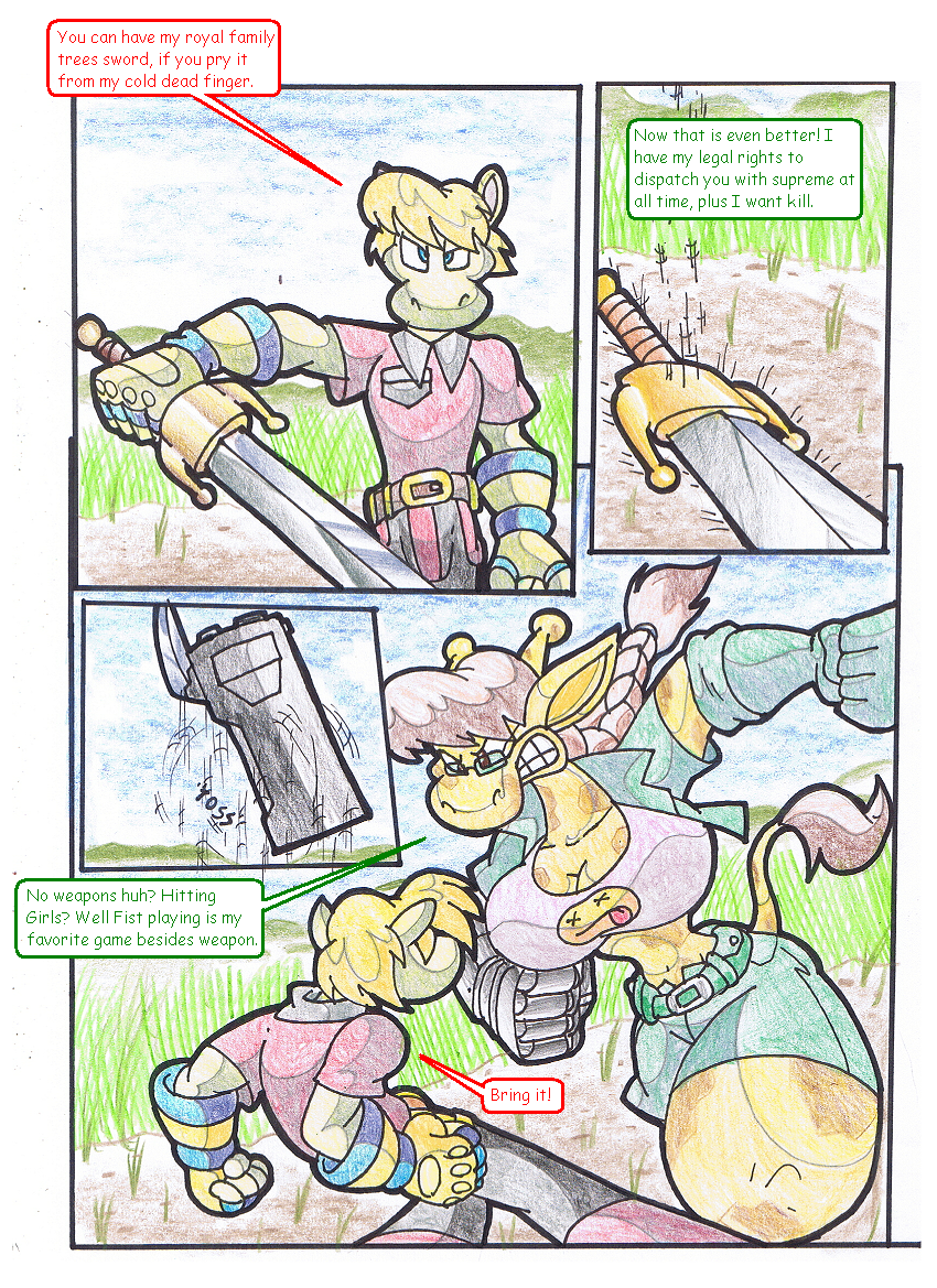 Princess Aura Comic. Page 24.