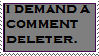 Comment Deleter Stamp.