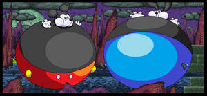 Tails And Knuckles Awkward Inflation Sketch Page 1 by Virus-20 on ...