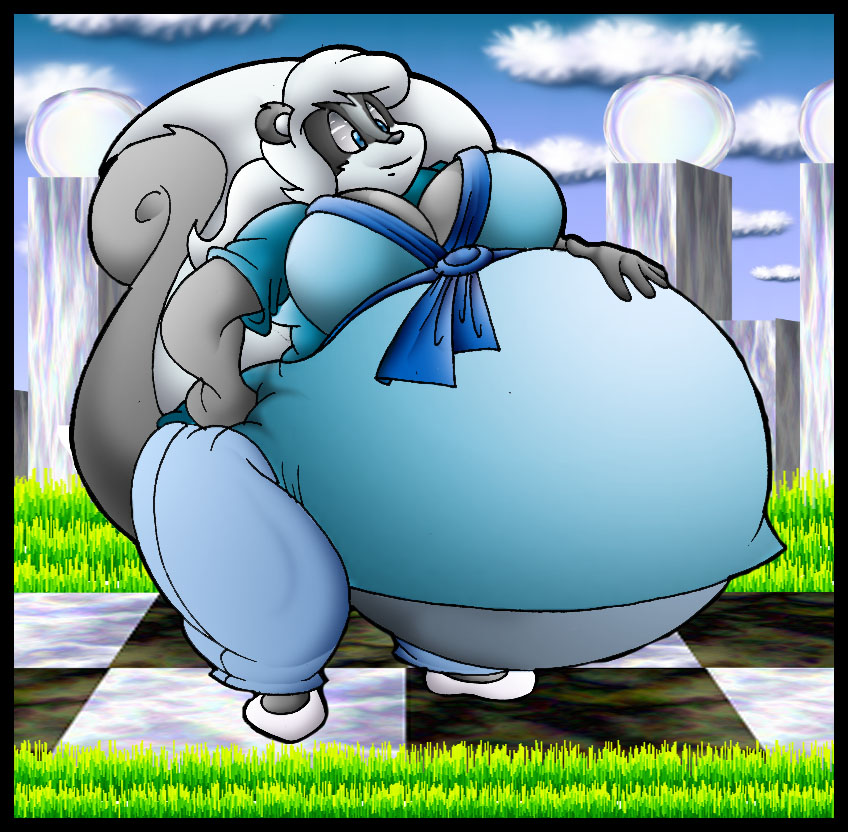 Very Preggy Stacy Skunk.