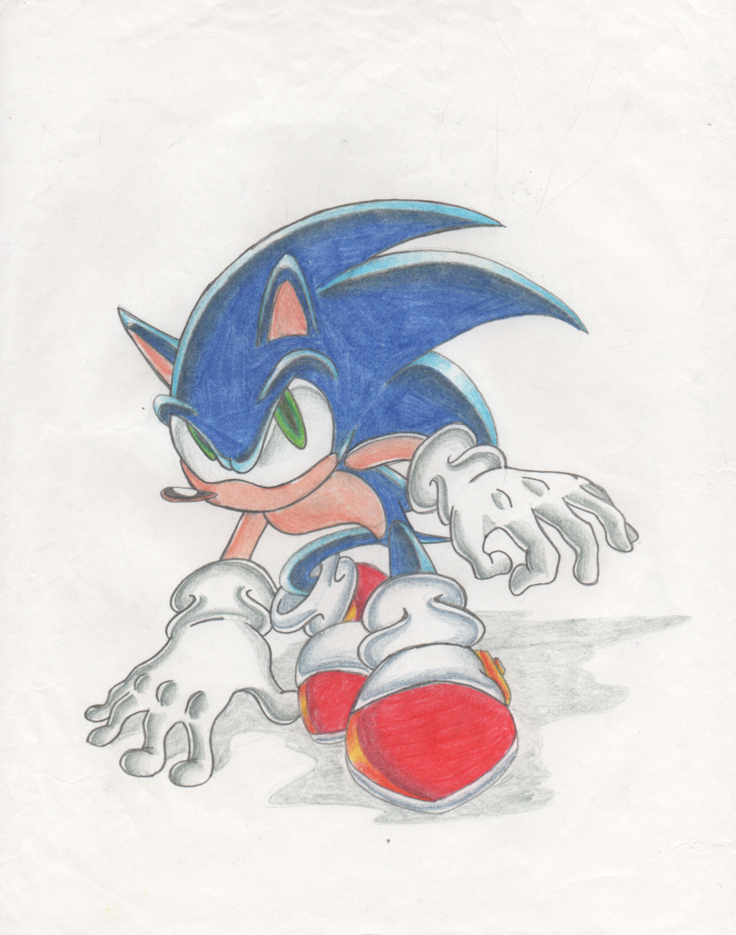 Modern Sonic The Hedgehog.