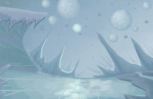 MSPaint. Sendo Universe. Cold Ice Area.