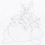 Dale Monster Bunny Transformation Sketch 3