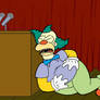Krusty Has A Tummy Ache.