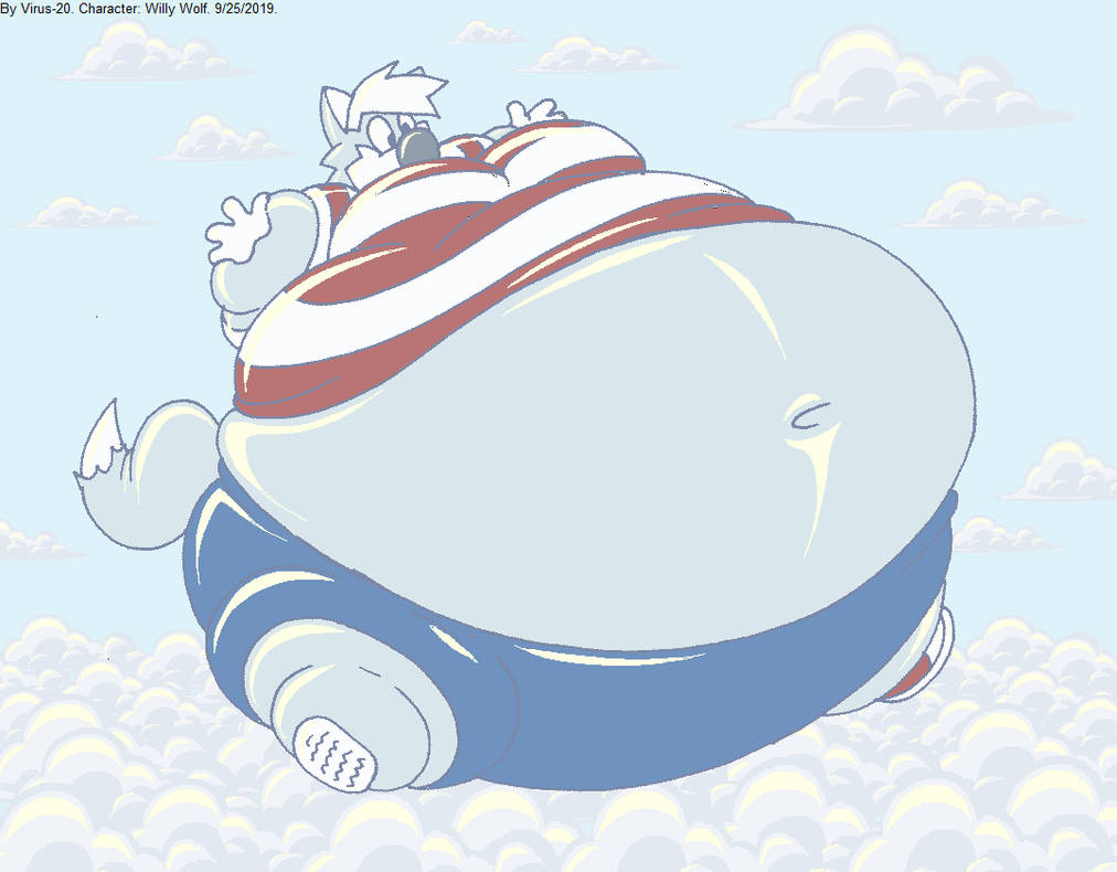 Willy Wolf Balloon Body Inflation. flat by Virus-20 on DeviantArt