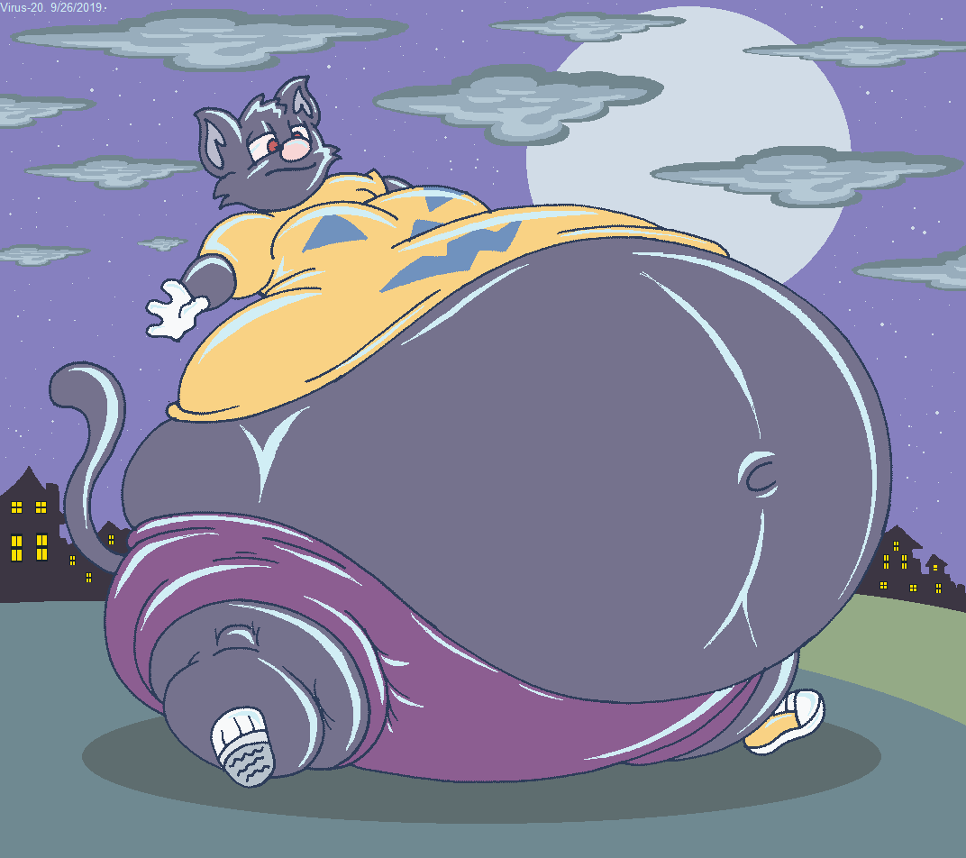 Top Cat Inflation Tac Cat Balloon Body Inflation. flat by Virus-20 on DeviantArt