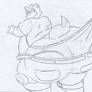 Fat Fox Mccloud Wedgie Sketch