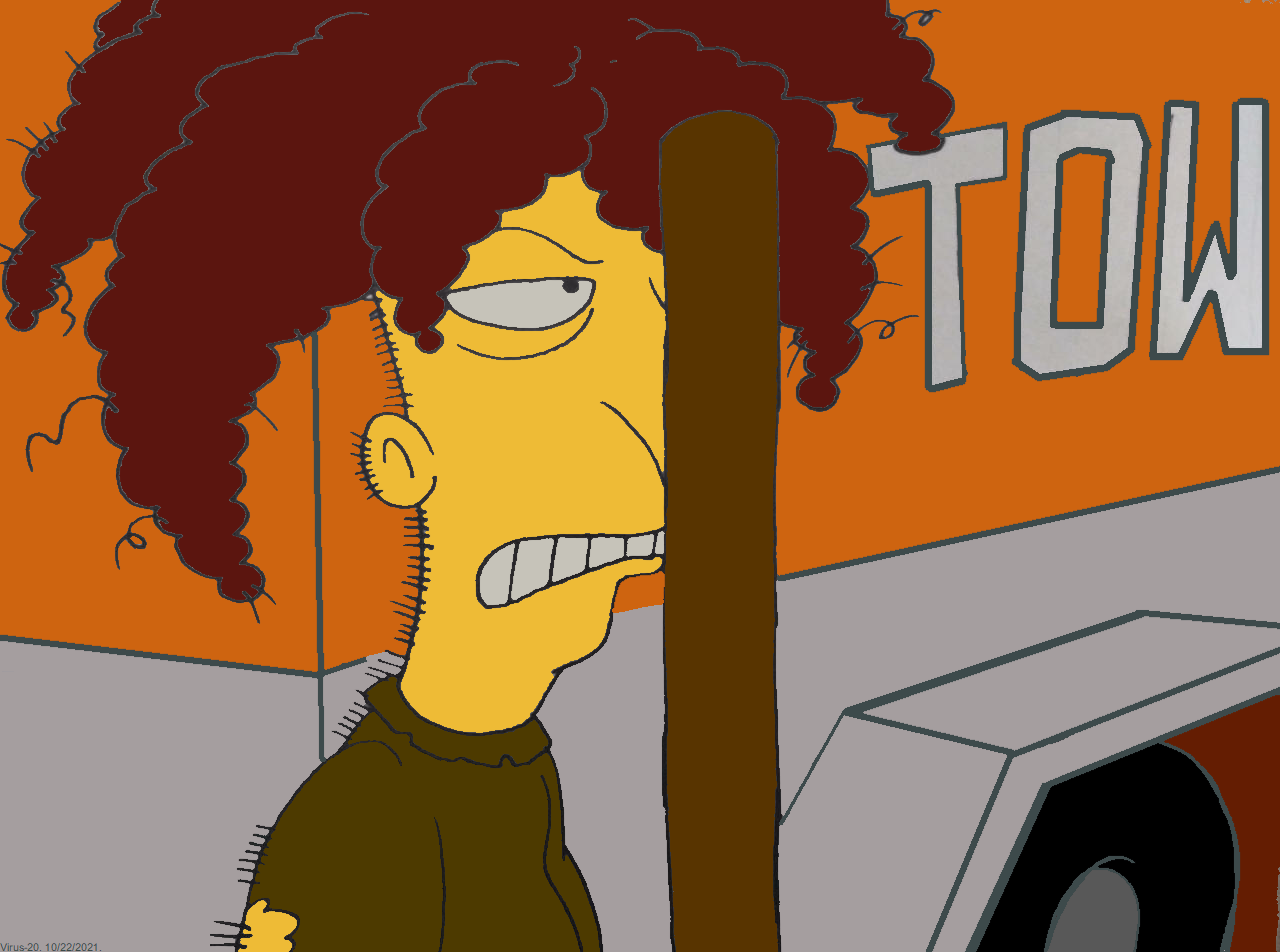 The Simpsons. Sideshow Bob. Rake. by Virus-20 on DeviantArt