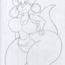 Spyro. Thicc Shiela Kangaroo Sketch