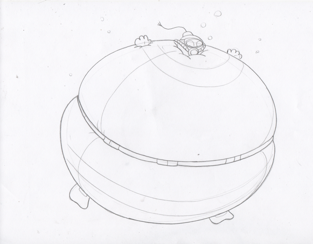 Bomb Inflation Explosion Deviantart Eric bomb scuba suit inflation sketch by Virus-20 on DeviantArt