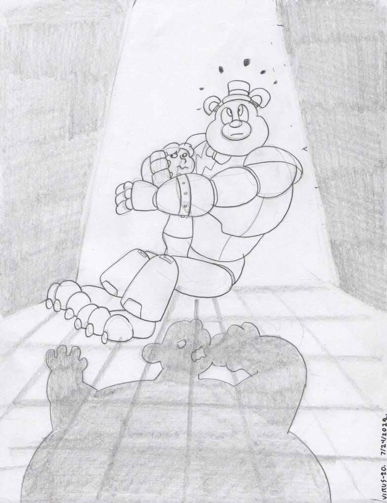 Shadow Roxy Fnaf Fnaf Shadow Of Heavy Bottom Roxy Sketch by Virus-20 on DeviantArt