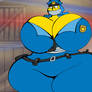 The Simpsons. Hyper Busty Officer Marge Simpson Du