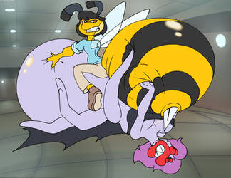 Lady Phobia Vs Betty Bumble Bee. Struggle.