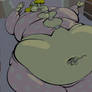 Sleeping Pajama Tina Horse Has A Creature In Her N