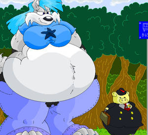 Fat Wendy Wolf and Fat Pig.