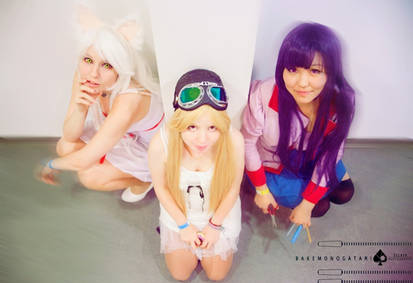 Bakemonogatari cosplay group