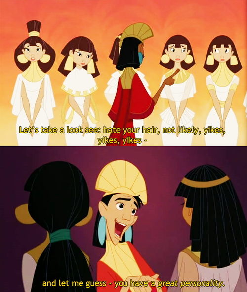 Kuzco-Picks-a-Girl-From-a-Line-Up-In-Disneys-The-E