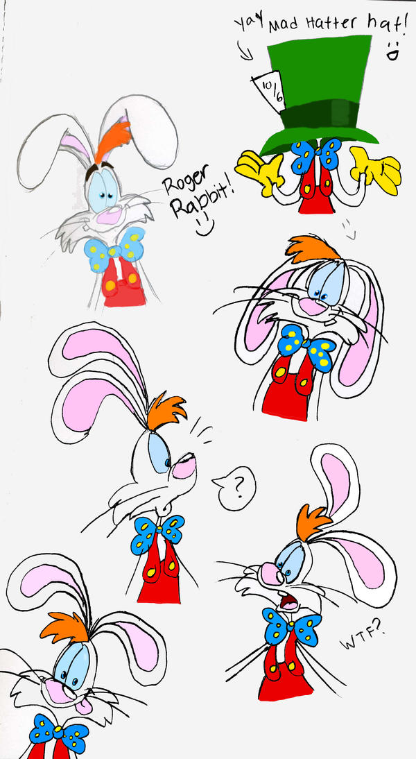Roger Rabbit sketches in color by DisneyGirl52 on DeviantArt