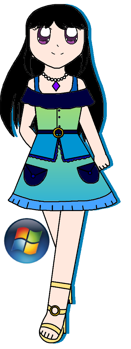 Humanized Windows Vista! by NextLevelAya on DeviantArt