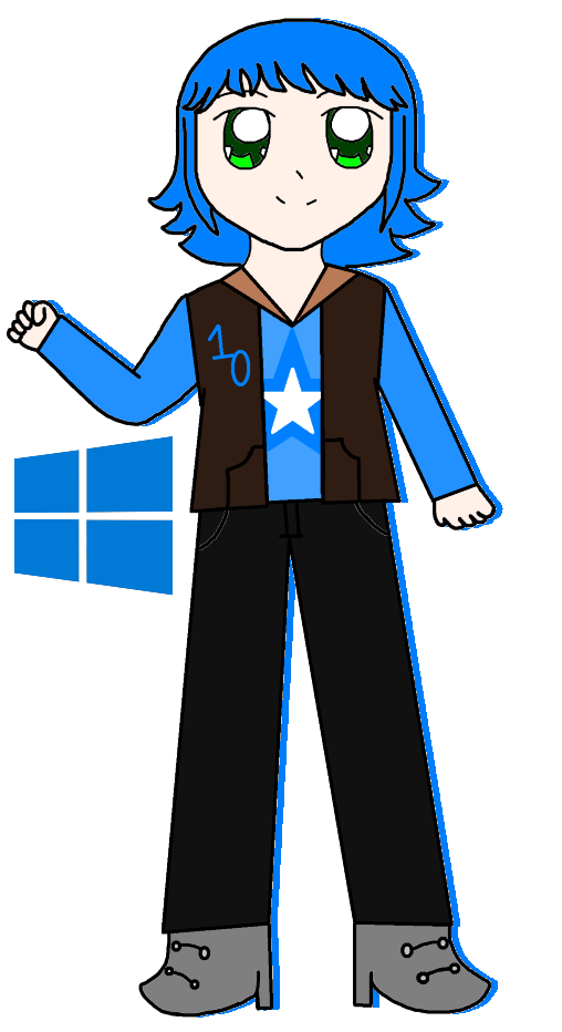 Humanized Windows 10! by NextLevelAya on DeviantArt