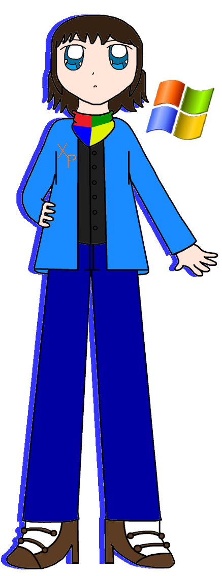 Humanized Windows XP! (Visual) by NextLevelAya on DeviantArt