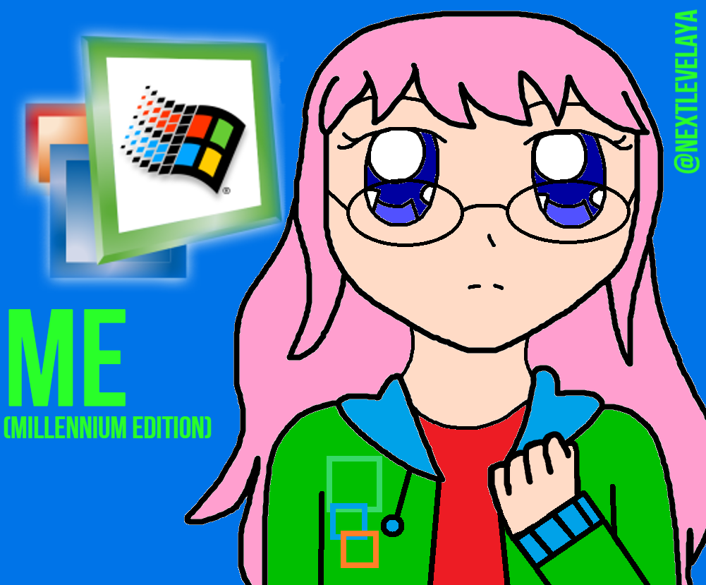 Humanized Windows ME! by NextLevelAya on DeviantArt