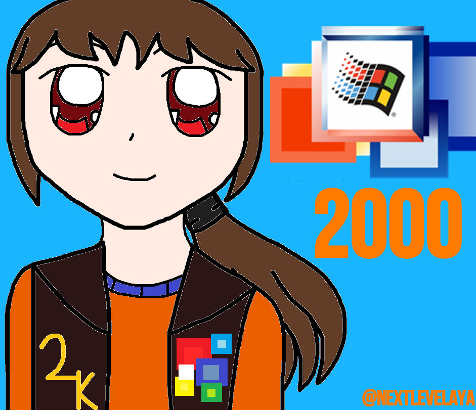 Humanized Windows 2000! by NextLevelAya on DeviantArt