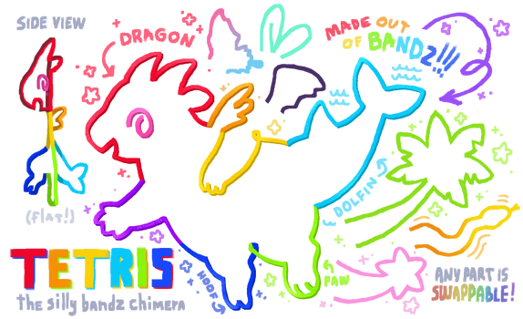 tetris the silly bandz chimera