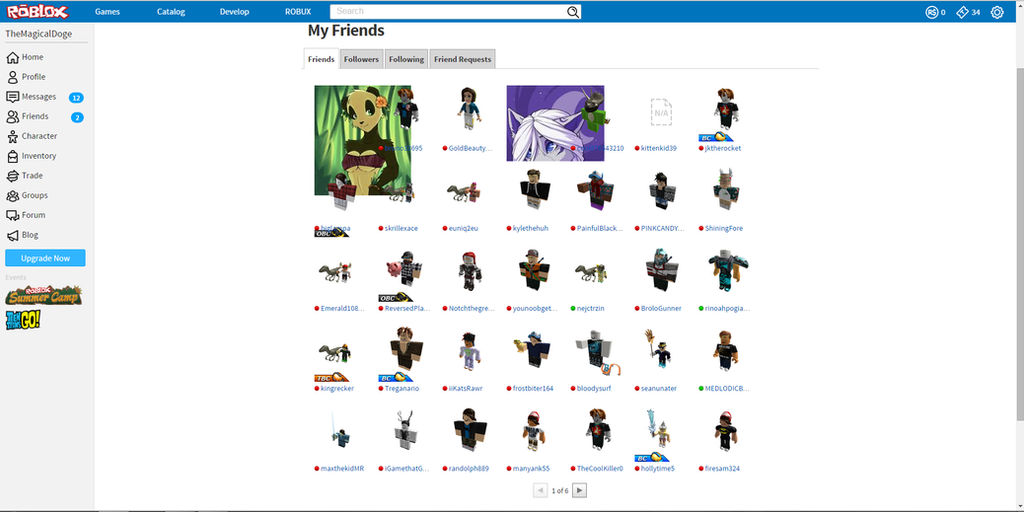 My Roblox Friends List Hacked By Yoshithestriker On - list of hackers on roblox