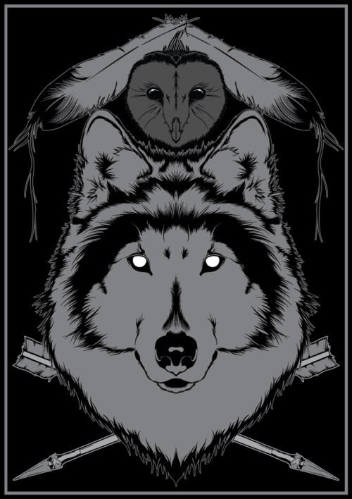 Owl Wolf by e1-since1987 on DeviantArt