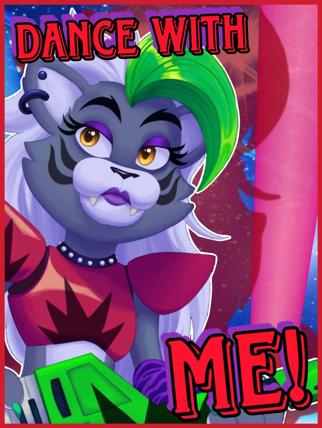 F Naf Roxy R36 DANCE WITH ME Roxy poster (FnafSb) by freddytalegreen on DeviantArt