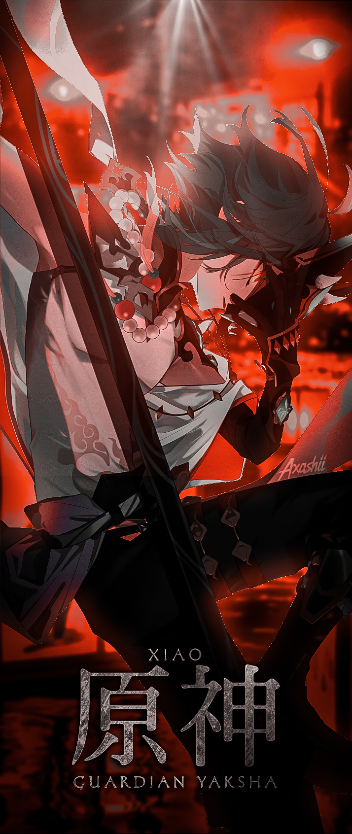 Genshin Impact Xiao Guardian Yaksha Wallpaper By Itsaxashii On Deviantart Genshin Impact Xiao Guardian Yaksha Wallpaper By Itsaxashii On Deviantart