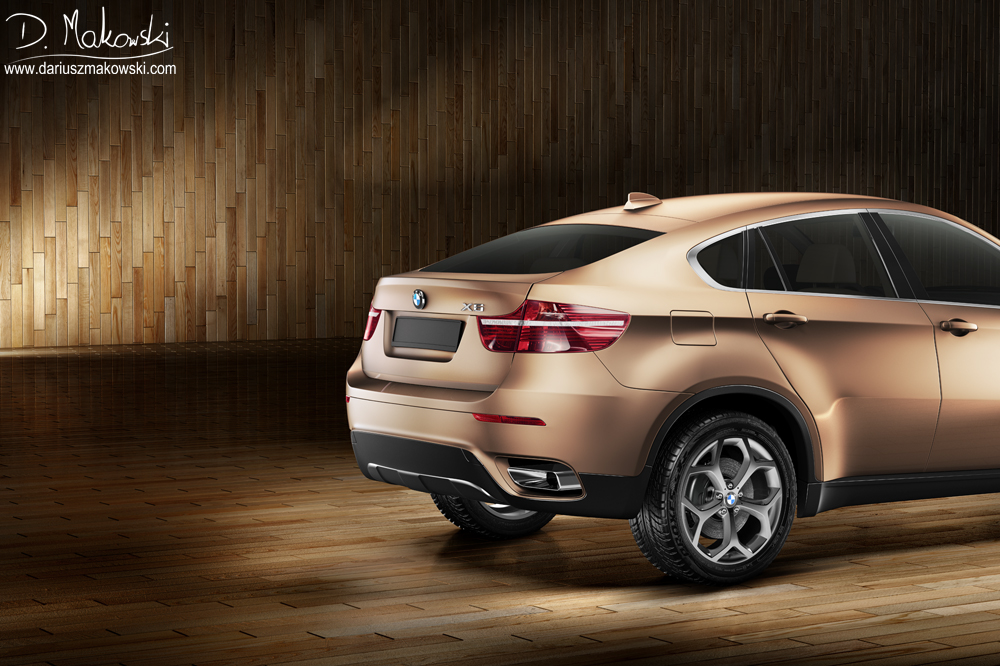 BMW x6 Rear Brown