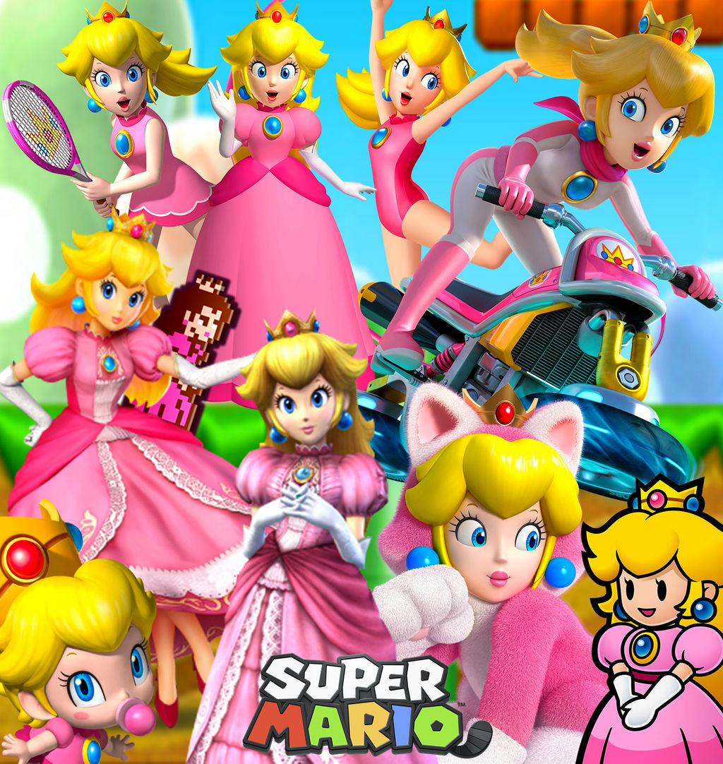 Princess Peach from Super Mario Bros.