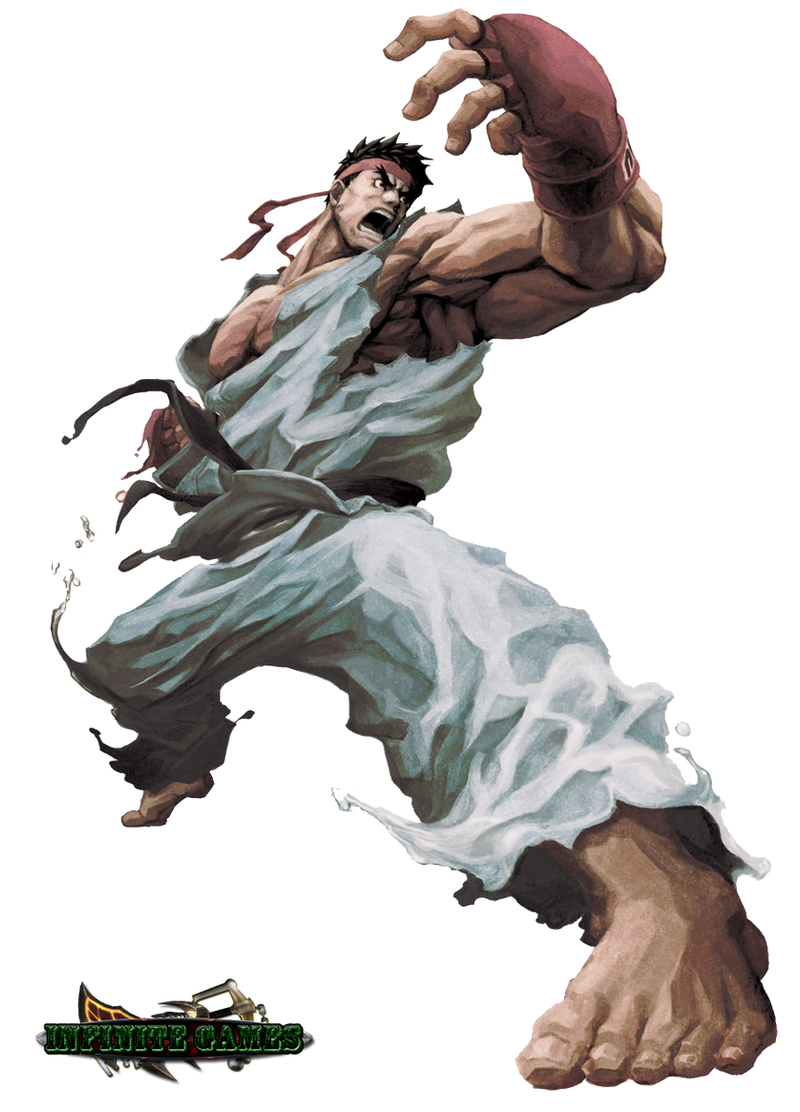Ryu (Street Fighter) Render by DENDEROTTO on DeviantArt
