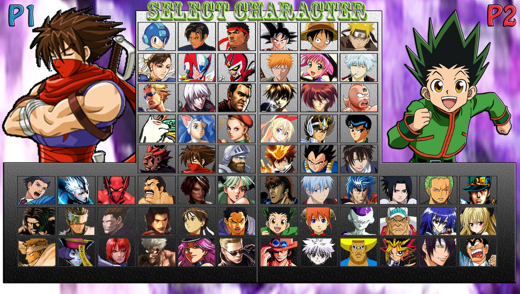 Shonen Jump vs Capcom - My Roster by DENDEROTTO on DeviantArt