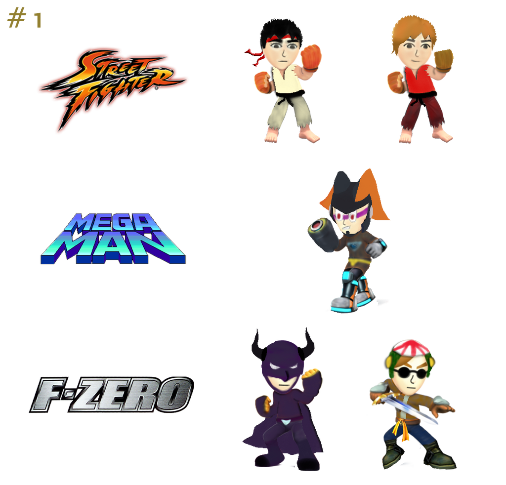SSB for WiiU / 3DS - Mii Fighters Costume Ideas #1 by DENDEROTTO on ...