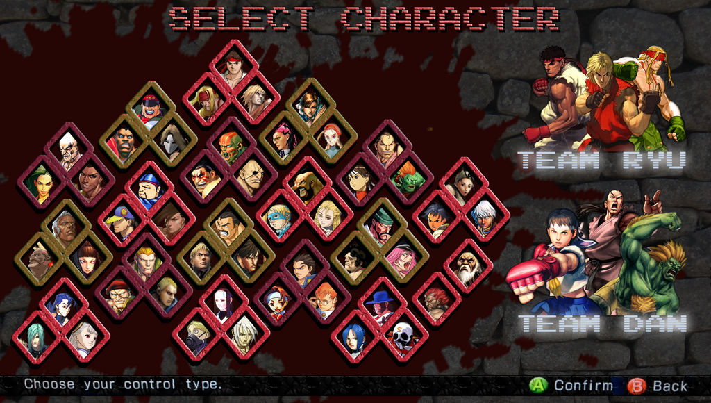 Street Fighter (KOF Style) - My Roster by DENDEROTTO on DeviantArt