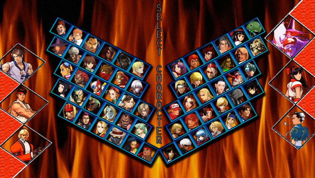 Capcom vs SNK 3 - My Roster