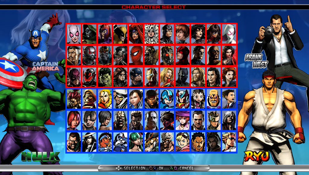 Marvel vs. Capcom Infinite - My Roster