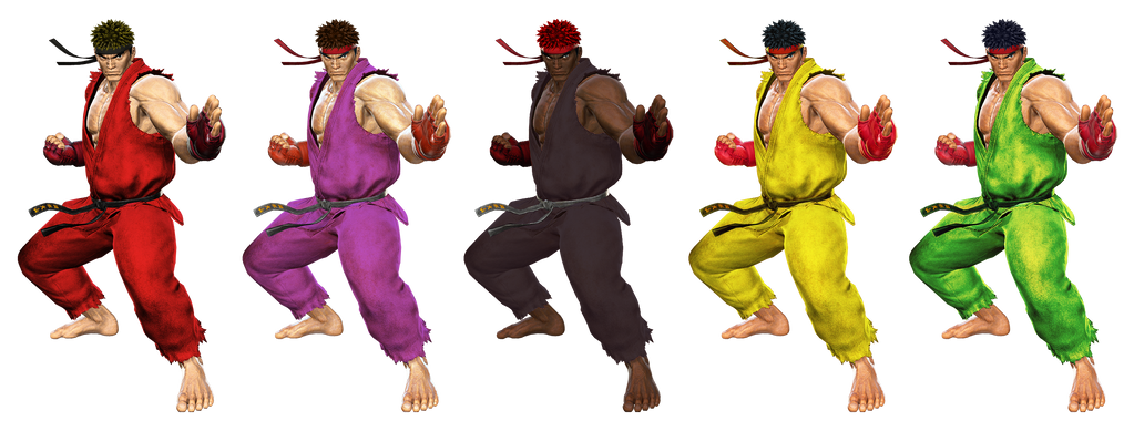 MVC Infinite - Ryu (Custom Alt. colors by me) by DENDEROTTO on DeviantArt