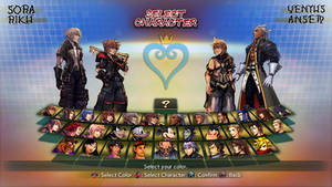 Kingdom Hearts Fighting Game - My Roster