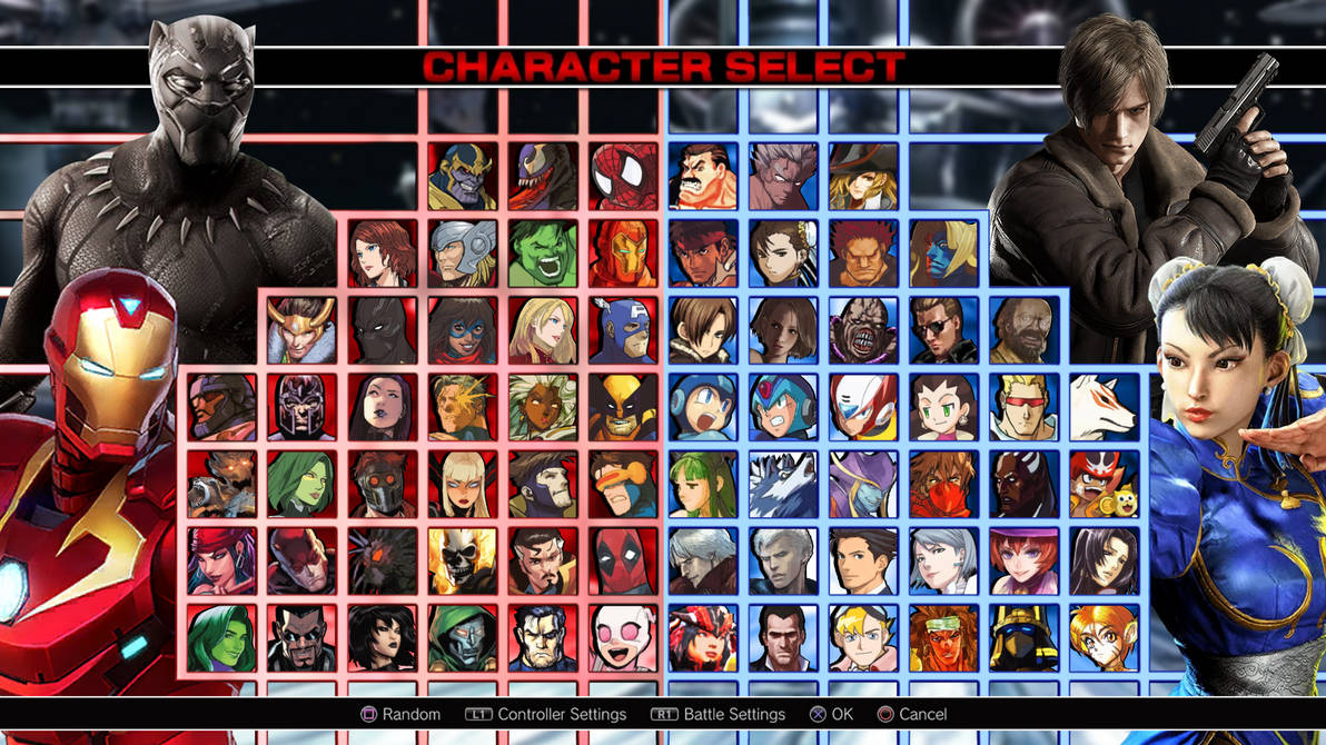 Marvel vs Capcom 4 - My Roster by DENDEROTTO on DeviantArt