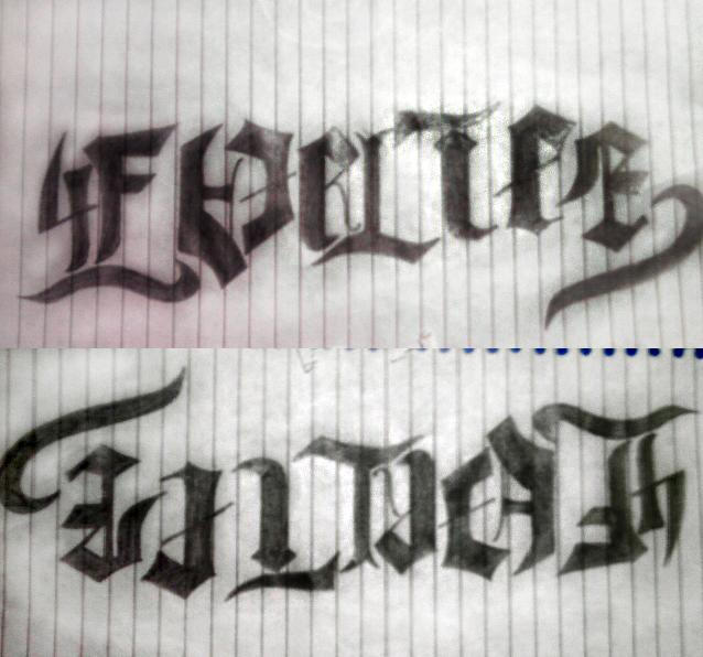 ambigram for life til death by itya on DeviantArt