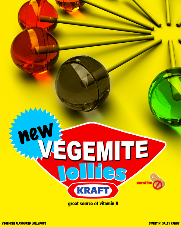 Vegemite Lollies