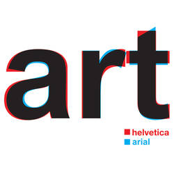 Helvetica vs Arial