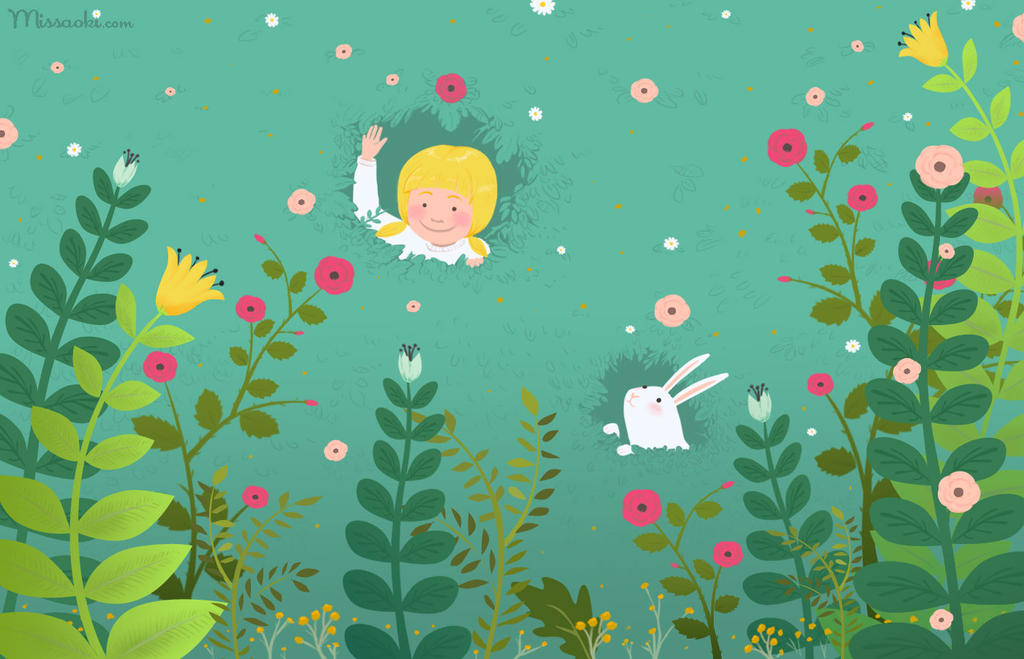 The secret garden (wallpaper) by lauramissaoki The secret garden (wallpaper) by lauramissaoki